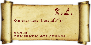 Keresztes Lestár névjegykártya