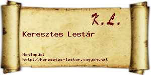 Keresztes Lestár névjegykártya
